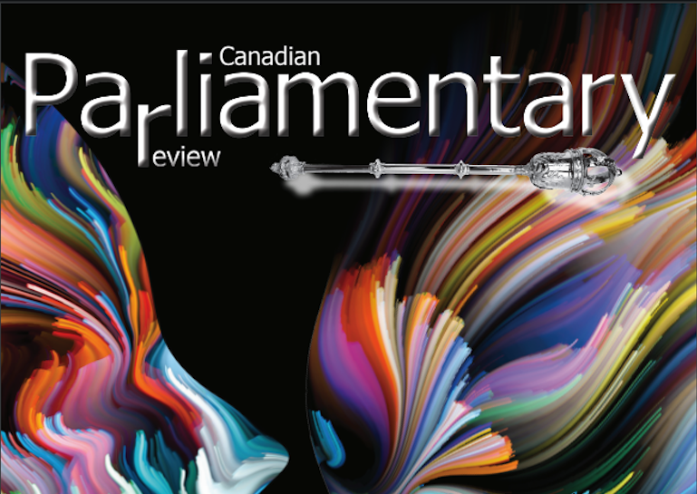 Cover of Canadian Parliamentary Review, Parliamentarians and Mental Health, Summer 2018.